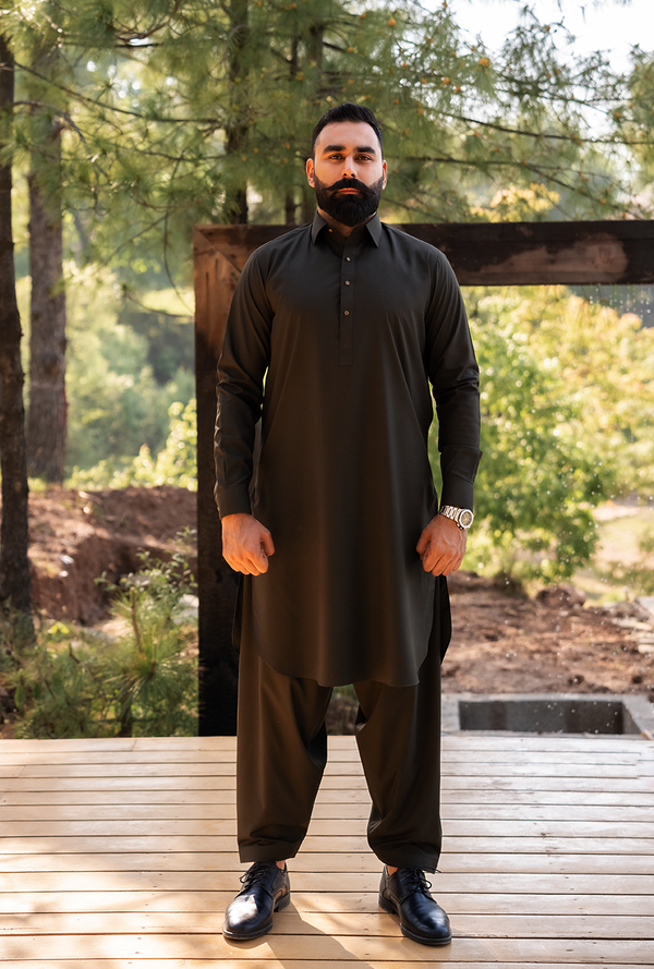 Emerald Shalwar Kameez